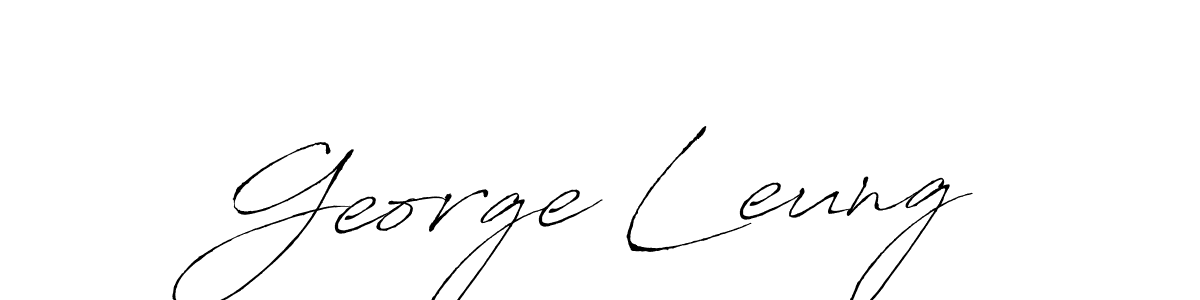 The best way (Antro_Vectra) to make a short signature is to pick only two or three words in your name. The name George Leung include a total of six letters. For converting this name. George Leung signature style 6 images and pictures png