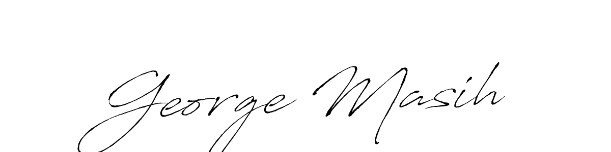 You should practise on your own different ways (Antro_Vectra) to write your name (George Masih) in signature. don't let someone else do it for you. George Masih signature style 6 images and pictures png