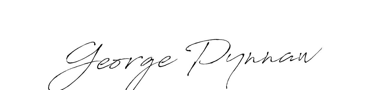 Create a beautiful signature design for name George Pynnaw. With this signature (Antro_Vectra) fonts, you can make a handwritten signature for free. George Pynnaw signature style 6 images and pictures png