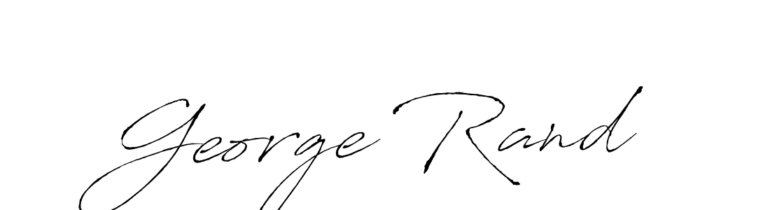 Make a beautiful signature design for name George Rand. With this signature (Antro_Vectra) style, you can create a handwritten signature for free. George Rand signature style 6 images and pictures png