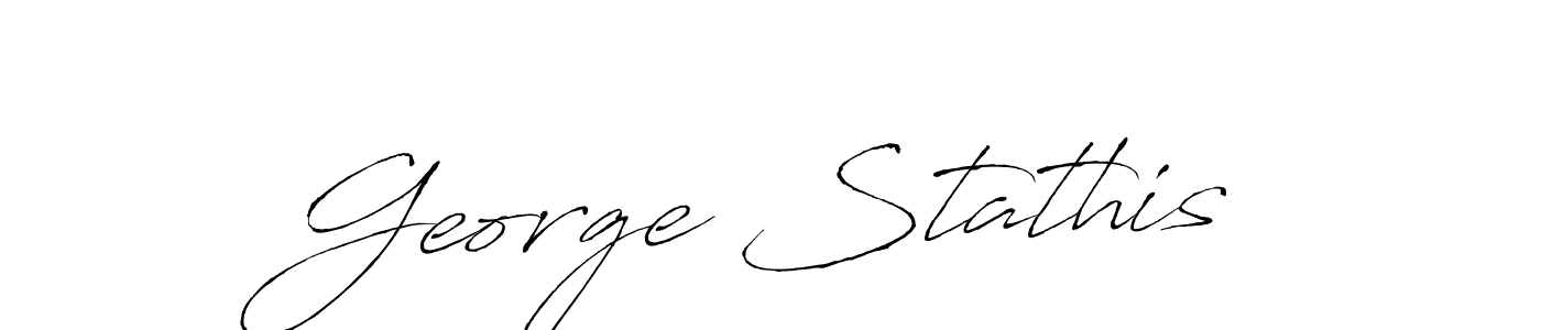 Create a beautiful signature design for name George Stathis. With this signature (Antro_Vectra) fonts, you can make a handwritten signature for free. George Stathis signature style 6 images and pictures png