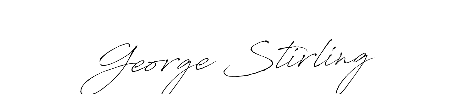 Also we have George Stirling name is the best signature style. Create professional handwritten signature collection using Antro_Vectra autograph style. George Stirling signature style 6 images and pictures png