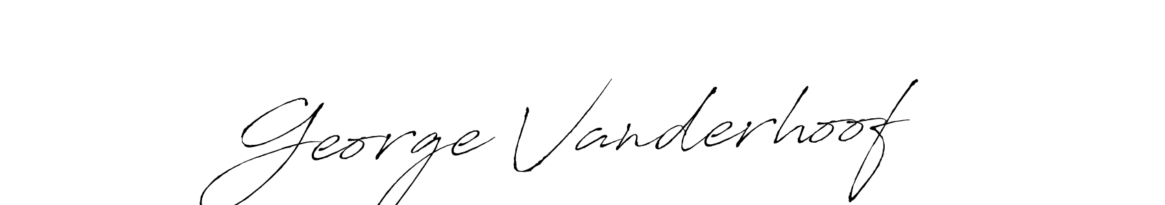 Best and Professional Signature Style for George Vanderhoof. Antro_Vectra Best Signature Style Collection. George Vanderhoof signature style 6 images and pictures png