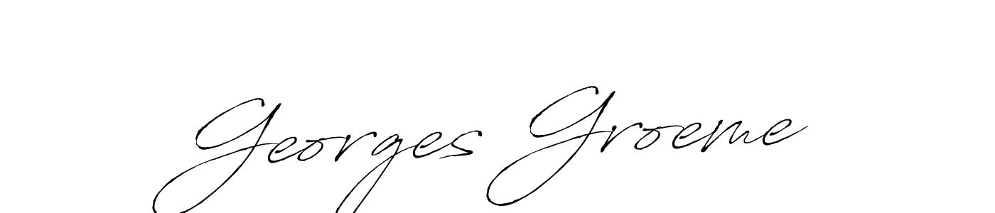 How to make Georges Groeme name signature. Use Antro_Vectra style for creating short signs online. This is the latest handwritten sign. Georges Groeme signature style 6 images and pictures png