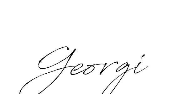 Design your own signature with our free online signature maker. With this signature software, you can create a handwritten (Antro_Vectra) signature for name Georgi. Georgi signature style 6 images and pictures png