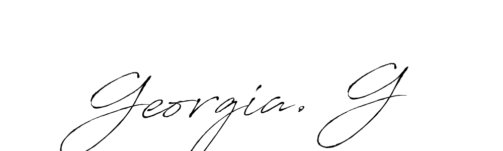 Similarly Antro_Vectra is the best handwritten signature design. Signature creator online .You can use it as an online autograph creator for name Georgia. G. Georgia. G signature style 6 images and pictures png