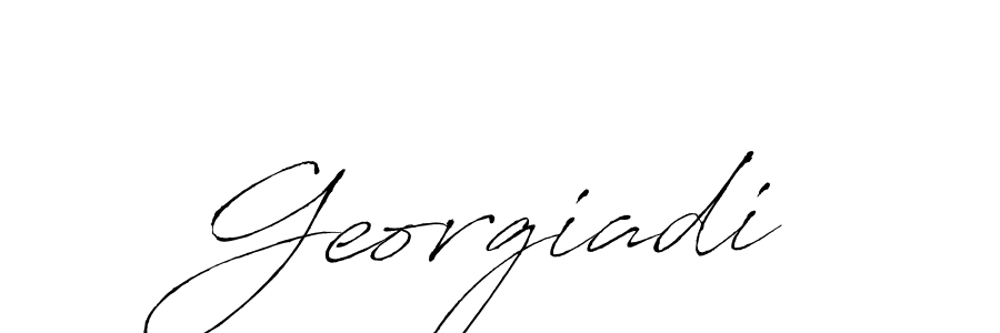 How to make Georgiadi name signature. Use Antro_Vectra style for creating short signs online. This is the latest handwritten sign. Georgiadi signature style 6 images and pictures png