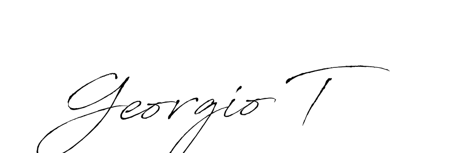 Similarly Antro_Vectra is the best handwritten signature design. Signature creator online .You can use it as an online autograph creator for name Georgio T. Georgio T signature style 6 images and pictures png