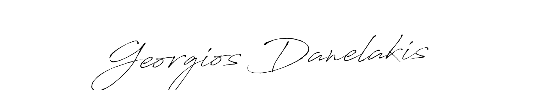 Design your own signature with our free online signature maker. With this signature software, you can create a handwritten (Antro_Vectra) signature for name Georgios Danelakis. Georgios Danelakis signature style 6 images and pictures png