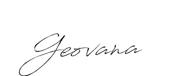 How to make Geovana signature? Antro_Vectra is a professional autograph style. Create handwritten signature for Geovana name. Geovana signature style 6 images and pictures png