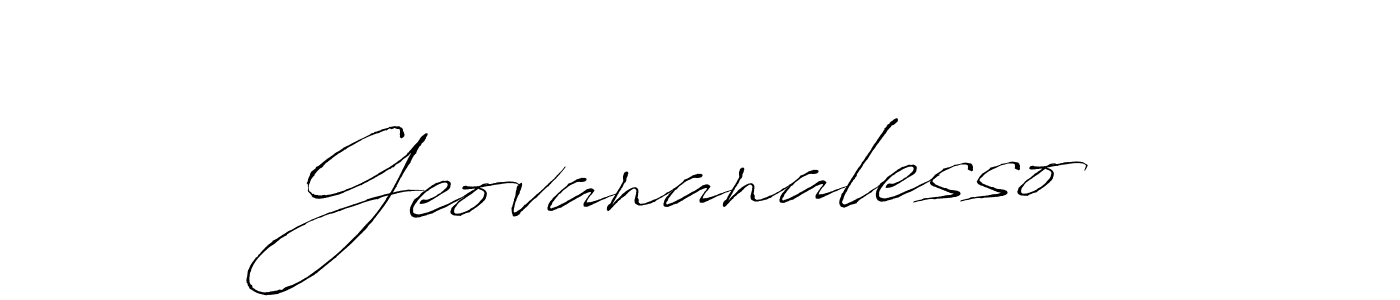 Create a beautiful signature design for name Geovananalesso. With this signature (Antro_Vectra) fonts, you can make a handwritten signature for free. Geovananalesso signature style 6 images and pictures png