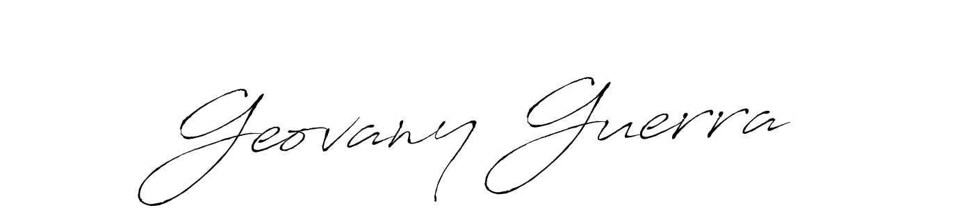 Also we have Geovany Guerra name is the best signature style. Create professional handwritten signature collection using Antro_Vectra autograph style. Geovany Guerra signature style 6 images and pictures png