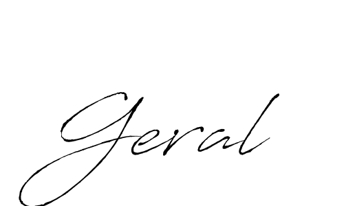 Also we have Geral name is the best signature style. Create professional handwritten signature collection using Antro_Vectra autograph style. Geral signature style 6 images and pictures png