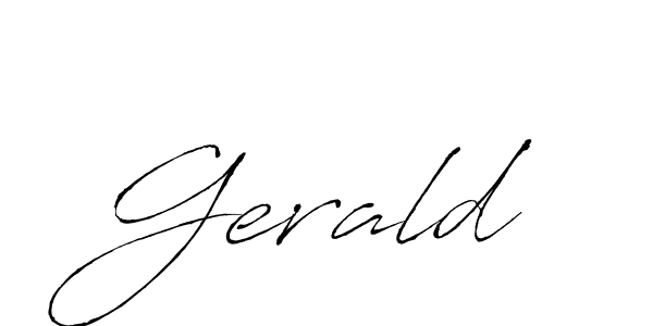 Also we have Gerald name is the best signature style. Create professional handwritten signature collection using Antro_Vectra autograph style. Gerald signature style 6 images and pictures png