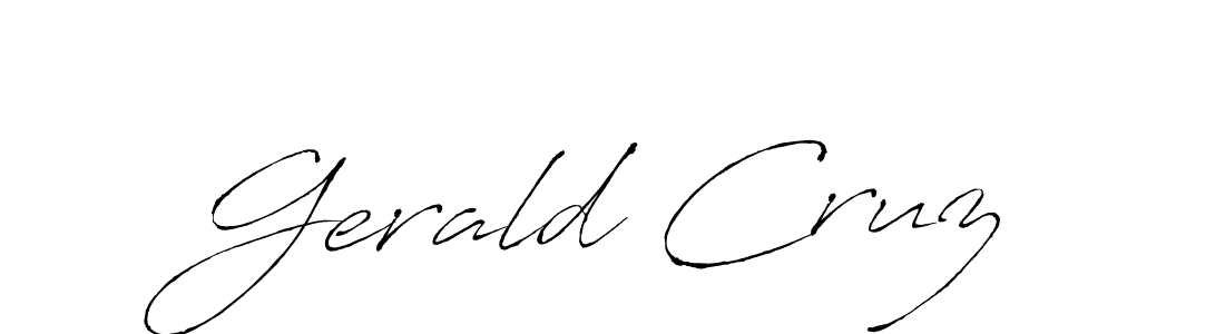 Also we have Gerald Cruz name is the best signature style. Create professional handwritten signature collection using Antro_Vectra autograph style. Gerald Cruz signature style 6 images and pictures png