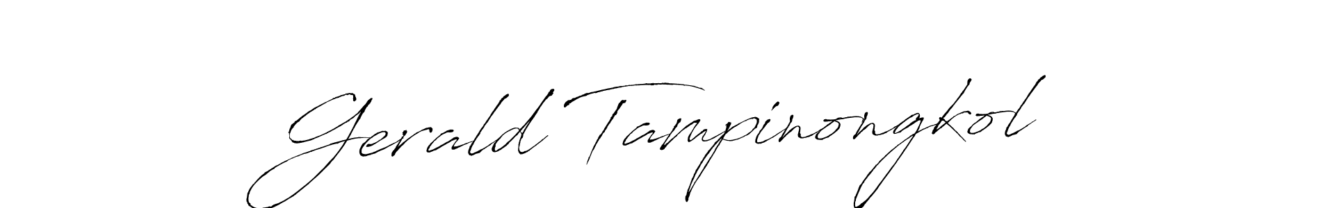 The best way (Antro_Vectra) to make a short signature is to pick only two or three words in your name. The name Gerald Tampinongkol include a total of six letters. For converting this name. Gerald Tampinongkol signature style 6 images and pictures png