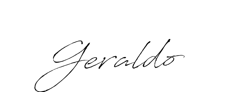 Use a signature maker to create a handwritten signature online. With this signature software, you can design (Antro_Vectra) your own signature for name Geraldo . Geraldo  signature style 6 images and pictures png