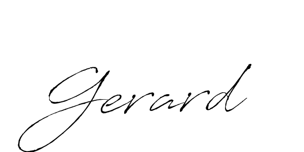 How to make Gerard signature? Antro_Vectra is a professional autograph style. Create handwritten signature for Gerard name. Gerard signature style 6 images and pictures png