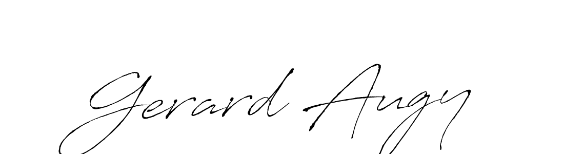 Gerard Augy stylish signature style. Best Handwritten Sign (Antro_Vectra) for my name. Handwritten Signature Collection Ideas for my name Gerard Augy. Gerard Augy signature style 6 images and pictures png