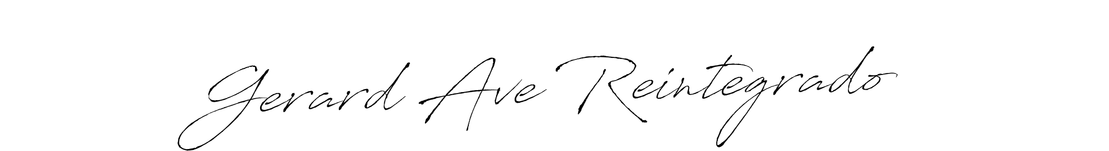 It looks lik you need a new signature style for name Gerard Ave Reintegrado. Design unique handwritten (Antro_Vectra) signature with our free signature maker in just a few clicks. Gerard Ave Reintegrado signature style 6 images and pictures png