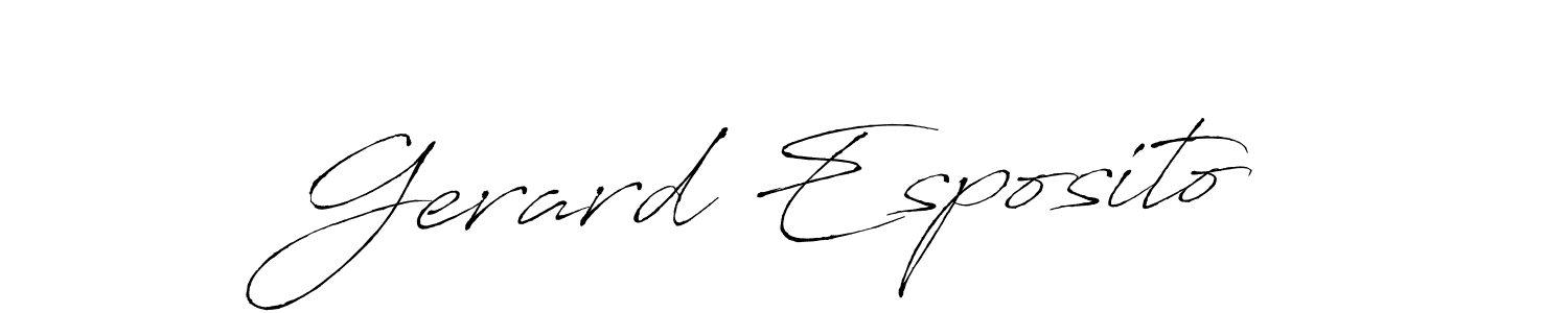 Once you've used our free online signature maker to create your best signature Antro_Vectra style, it's time to enjoy all of the benefits that Gerard Esposito name signing documents. Gerard Esposito signature style 6 images and pictures png