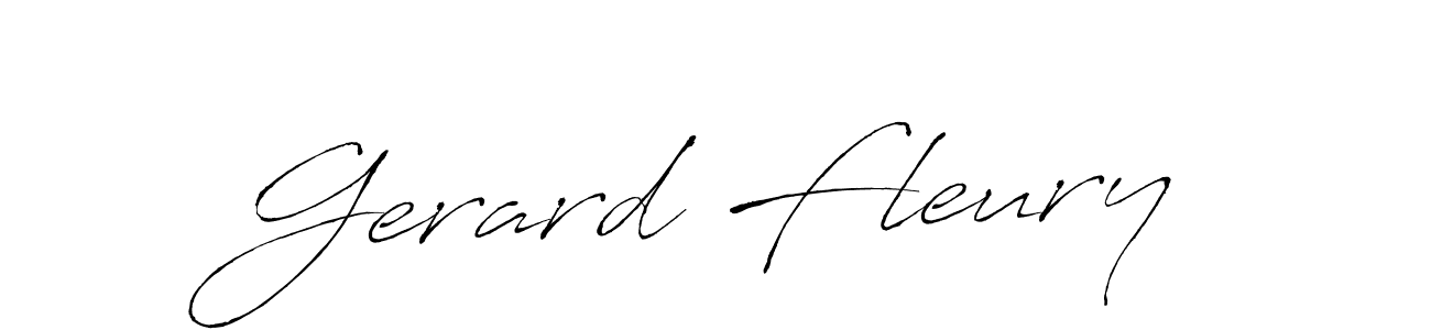 Design your own signature with our free online signature maker. With this signature software, you can create a handwritten (Antro_Vectra) signature for name Gerard Fleury. Gerard Fleury signature style 6 images and pictures png