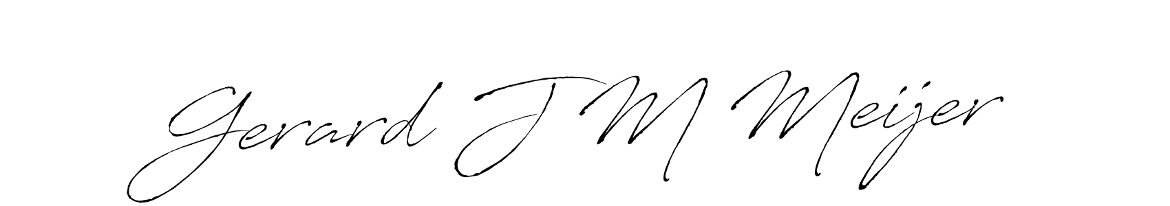 How to Draw Gerard J M Meijer signature style? Antro_Vectra is a latest design signature styles for name Gerard J M Meijer. Gerard J M Meijer signature style 6 images and pictures png