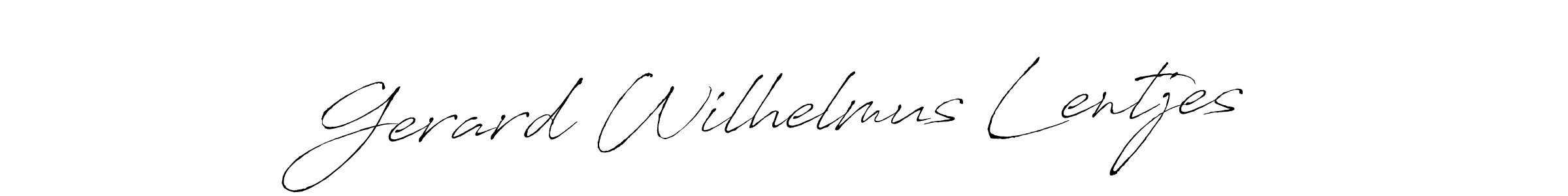 It looks lik you need a new signature style for name Gerard Wilhelmus Lentjes. Design unique handwritten (Antro_Vectra) signature with our free signature maker in just a few clicks. Gerard Wilhelmus Lentjes signature style 6 images and pictures png