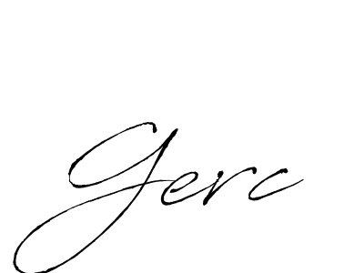 You should practise on your own different ways (Antro_Vectra) to write your name (Gerc) in signature. don't let someone else do it for you. Gerc signature style 6 images and pictures png