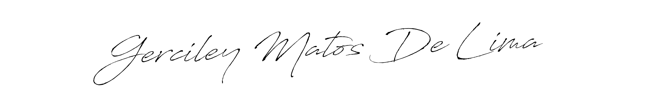 Use a signature maker to create a handwritten signature online. With this signature software, you can design (Antro_Vectra) your own signature for name Gerciley Matos De Lima. Gerciley Matos De Lima signature style 6 images and pictures png