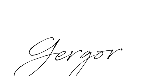 Also we have Gergor name is the best signature style. Create professional handwritten signature collection using Antro_Vectra autograph style. Gergor signature style 6 images and pictures png