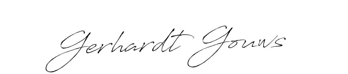 How to make Gerhardt Gouws signature? Antro_Vectra is a professional autograph style. Create handwritten signature for Gerhardt Gouws name. Gerhardt Gouws signature style 6 images and pictures png