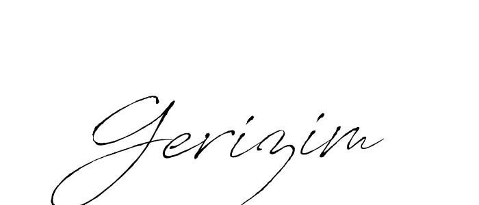You should practise on your own different ways (Antro_Vectra) to write your name (Gerizim) in signature. don't let someone else do it for you. Gerizim signature style 6 images and pictures png