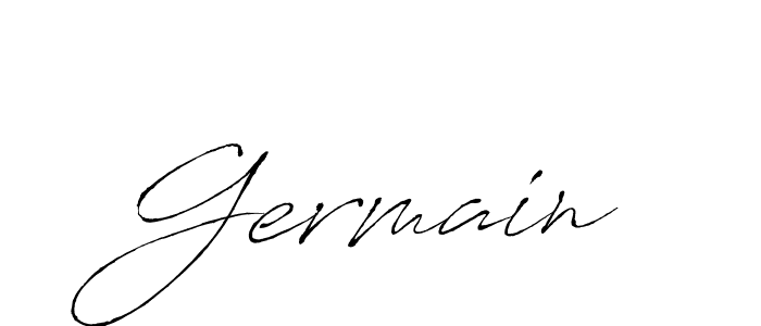 Design your own signature with our free online signature maker. With this signature software, you can create a handwritten (Antro_Vectra) signature for name Germain. Germain signature style 6 images and pictures png