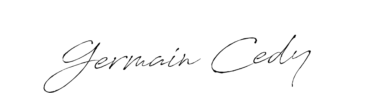 Use a signature maker to create a handwritten signature online. With this signature software, you can design (Antro_Vectra) your own signature for name Germain Cedy. Germain Cedy signature style 6 images and pictures png