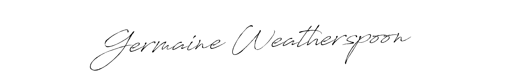 Also we have Germaine Weatherspoon name is the best signature style. Create professional handwritten signature collection using Antro_Vectra autograph style. Germaine Weatherspoon signature style 6 images and pictures png