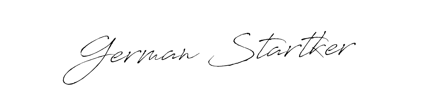 Once you've used our free online signature maker to create your best signature Antro_Vectra style, it's time to enjoy all of the benefits that German Startker name signing documents. German Startker signature style 6 images and pictures png