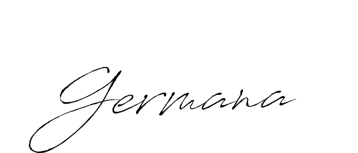 Create a beautiful signature design for name Germana. With this signature (Antro_Vectra) fonts, you can make a handwritten signature for free. Germana signature style 6 images and pictures png