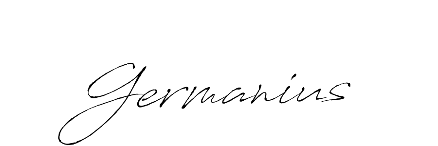 The best way (Antro_Vectra) to make a short signature is to pick only two or three words in your name. The name Germanius include a total of six letters. For converting this name. Germanius signature style 6 images and pictures png