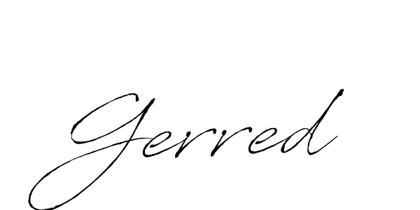 Create a beautiful signature design for name Gerred. With this signature (Antro_Vectra) fonts, you can make a handwritten signature for free. Gerred signature style 6 images and pictures png
