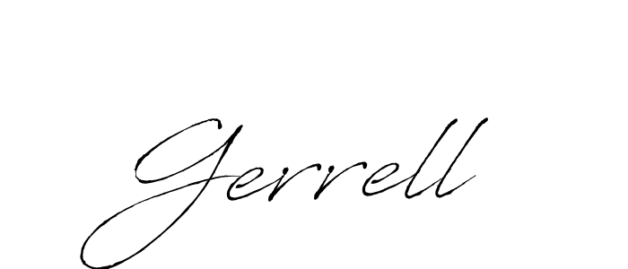 Once you've used our free online signature maker to create your best signature Antro_Vectra style, it's time to enjoy all of the benefits that Gerrell name signing documents. Gerrell signature style 6 images and pictures png