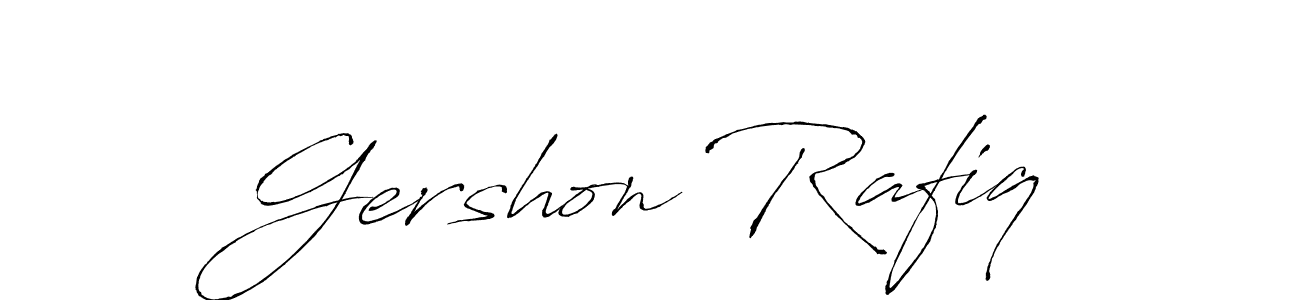 You can use this online signature creator to create a handwritten signature for the name Gershon Rafiq. This is the best online autograph maker. Gershon Rafiq signature style 6 images and pictures png