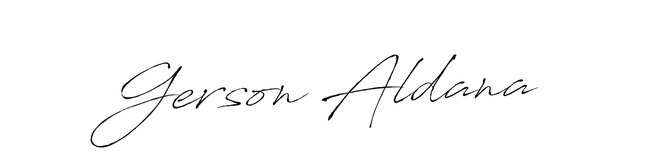 Use a signature maker to create a handwritten signature online. With this signature software, you can design (Antro_Vectra) your own signature for name Gerson Aldana. Gerson Aldana signature style 6 images and pictures png