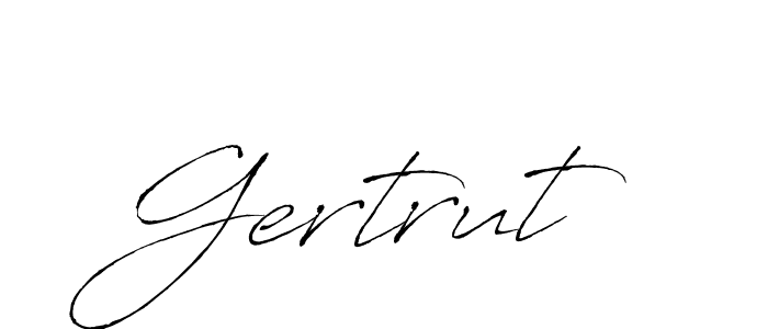 Also You can easily find your signature by using the search form. We will create Gertrut name handwritten signature images for you free of cost using Antro_Vectra sign style. Gertrut signature style 6 images and pictures png