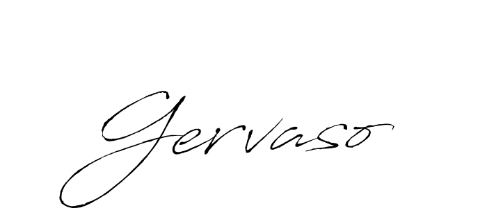 Create a beautiful signature design for name Gervaso. With this signature (Antro_Vectra) fonts, you can make a handwritten signature for free. Gervaso signature style 6 images and pictures png
