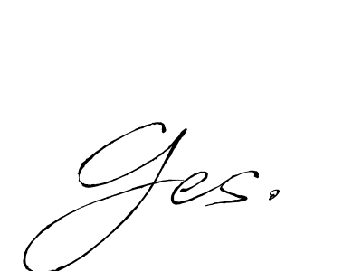 How to Draw Ges. signature style? Antro_Vectra is a latest design signature styles for name Ges.. Ges. signature style 6 images and pictures png