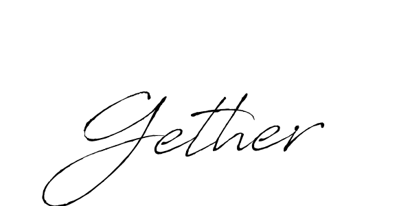 How to Draw Gether signature style? Antro_Vectra is a latest design signature styles for name Gether. Gether signature style 6 images and pictures png