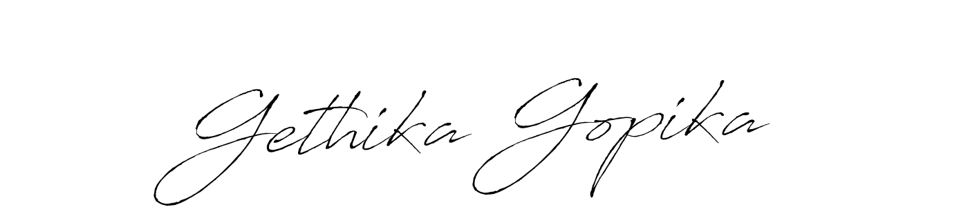 This is the best signature style for the Gethika Gopika name. Also you like these signature font (Antro_Vectra). Mix name signature. Gethika Gopika signature style 6 images and pictures png