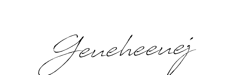 How to make Geueheeuej name signature. Use Antro_Vectra style for creating short signs online. This is the latest handwritten sign. Geueheeuej signature style 6 images and pictures png