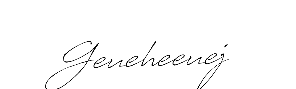 if you are searching for the best signature style for your name Geueheeuej. so please give up your signature search. here we have designed multiple signature styles  using Antro_Vectra. Geueheeuej signature style 6 images and pictures png